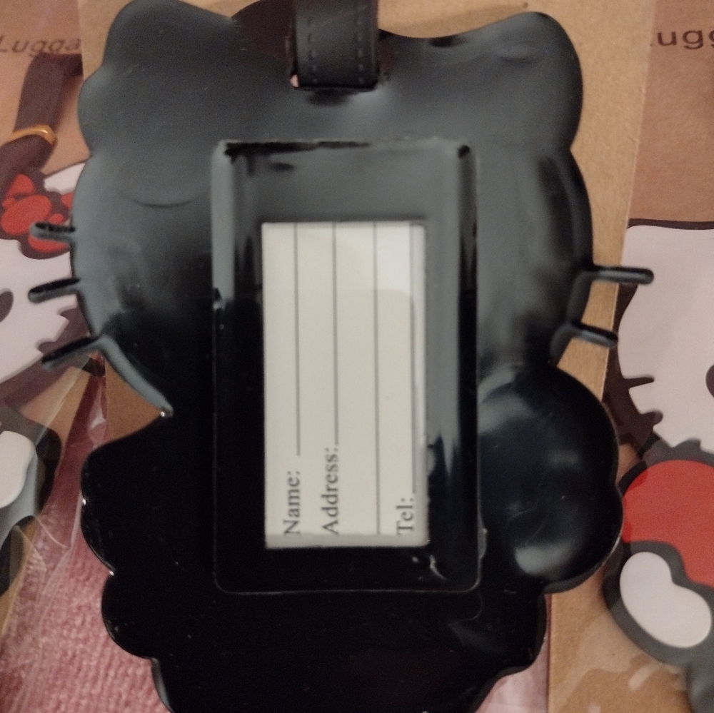 Hello Kitty Luggage Tag Set - (Set = 3 Tags) - Picture 4 of 5